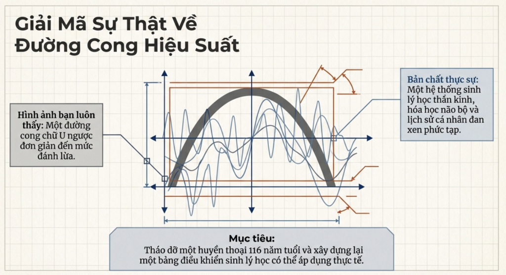 Đường Cong Không Ai Dạy Bạn Đúng: Giải Mã Thật Sự Định Luật Yerkes-Dodson