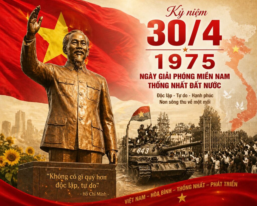 CHIẾN THẮNG 30/4/1975: NHÌN LẠI CÙNG TƯ TƯỞNG HỒ CHÍ MINH