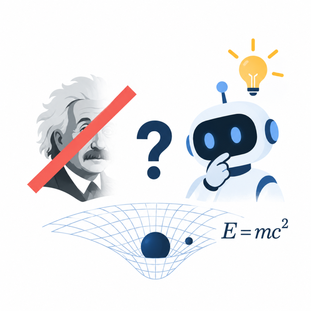 Nếu xóa Einstein khỏi lịch sử, AI có thể tự tìm ra thuyết tương đối không?
