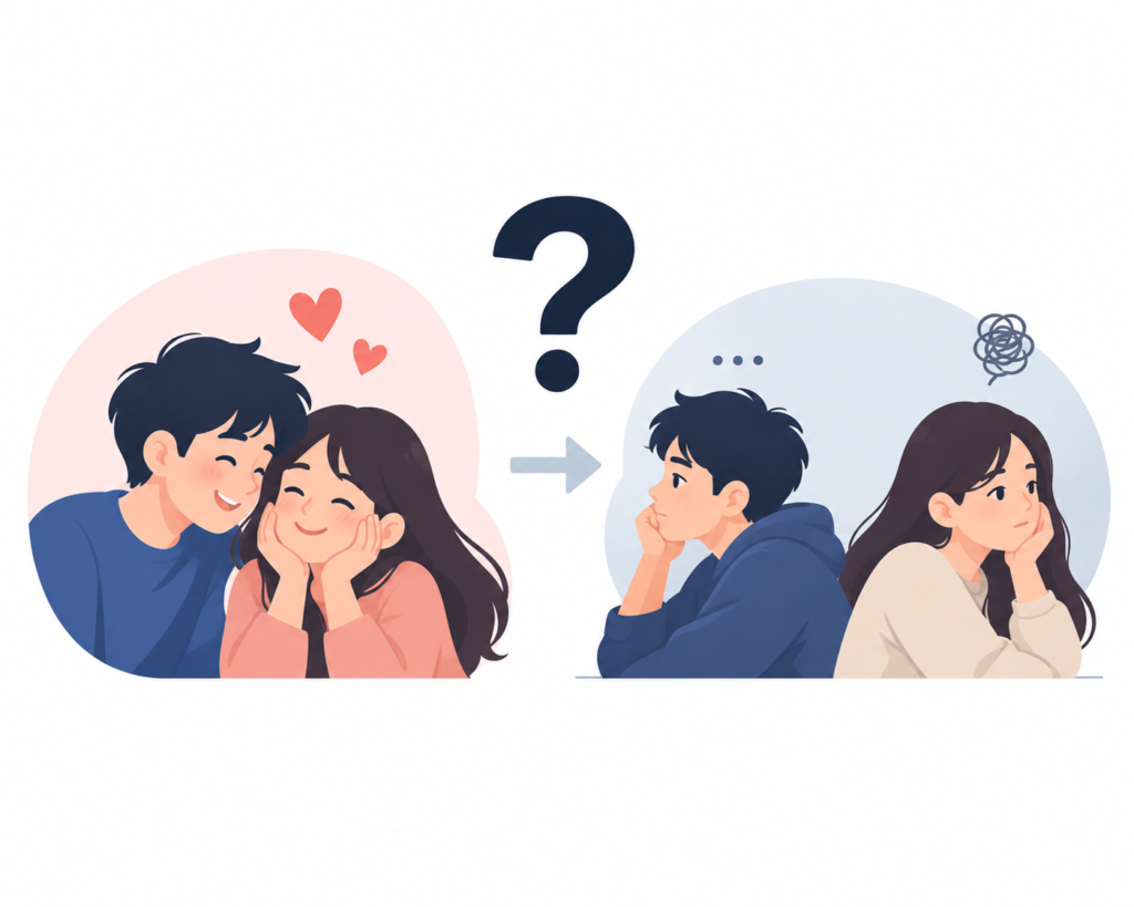 Tại sao yêu lâu ngày lại khác lúc mới yêu?