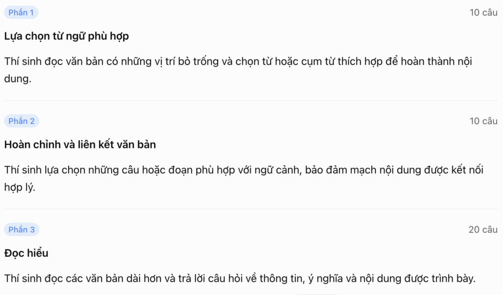 HSK 6 phiên bản 3.0 khác 2.0 như thế nào? Những thay đổi thí sinh cần biết trước kỳ thi mới 3 Nội dung tổng hợp từ cấu trúc và đề mẫu HSK 6 mới.